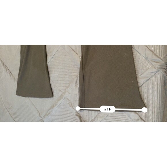 No Boundaries Pants Knit Stretch Flare Bottom High Waist Black Women’s Size L - Picture 6 of 9